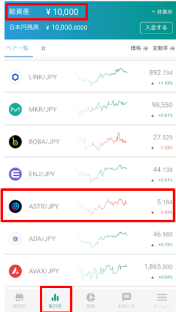 ビットバンクの入金方法