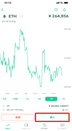 イーサリアム購入